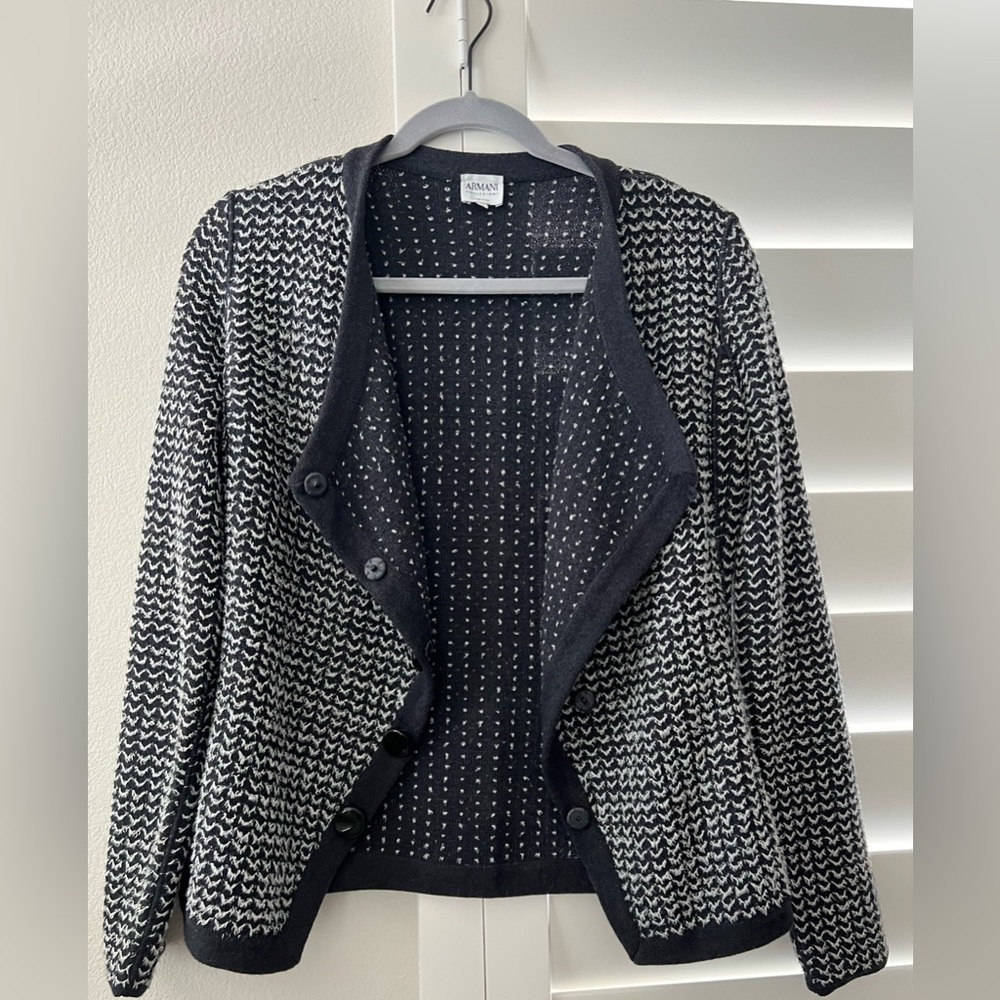 Armani Collezioni sweater jacket